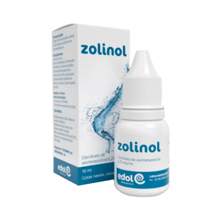 Zolinol 0.25mg/ml Nasal Drops 10ml