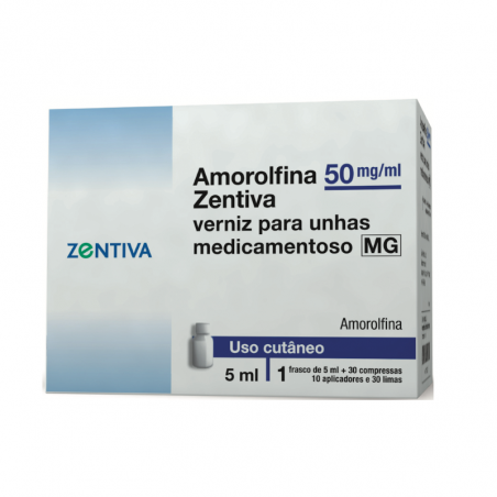 Amorolfina Zentiva 50 mg/ml Esmalte de uñas medicado 5 ml