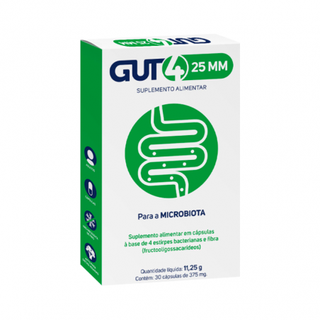 Gut4 25mm 30 Cápsulas