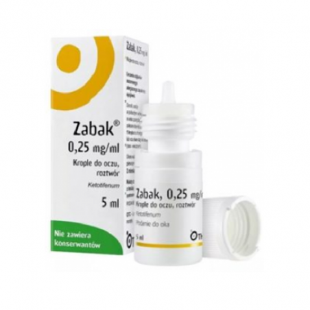 Zabak 0.25 mg/ml Eye drops 5 ml