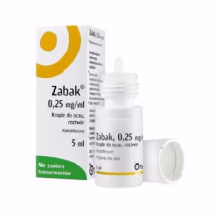 Zabak 0,25 mg/ml Colírio 5ml