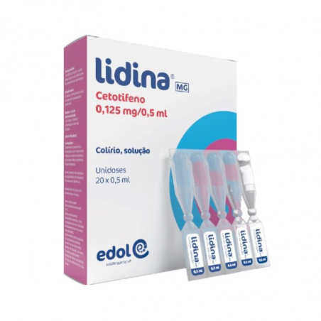 Lidine 0,125 mg/0,5 ml Collyre 20x0,5 ml