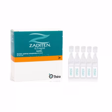 Zaditen 0,1mg/0,4ml Colirio 20x0,4ml