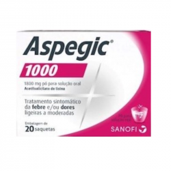 Aspegic 1000mg Powder for Oral Solution 20 sachets