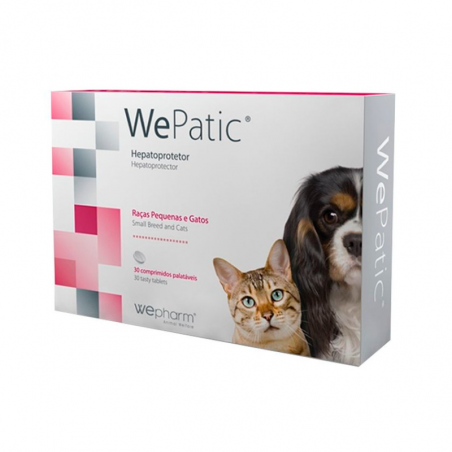 WePatic Raça Pequena e Gatos 30 comprimidos