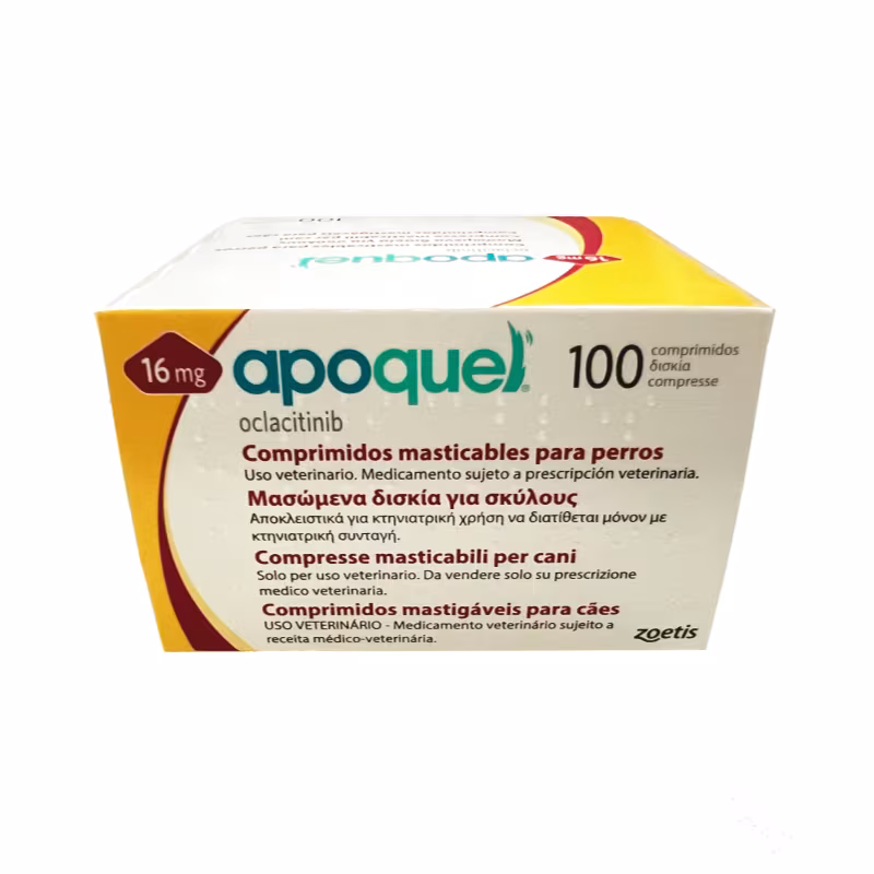 Apoquel 16mg 100 comprimidos mastigáveis