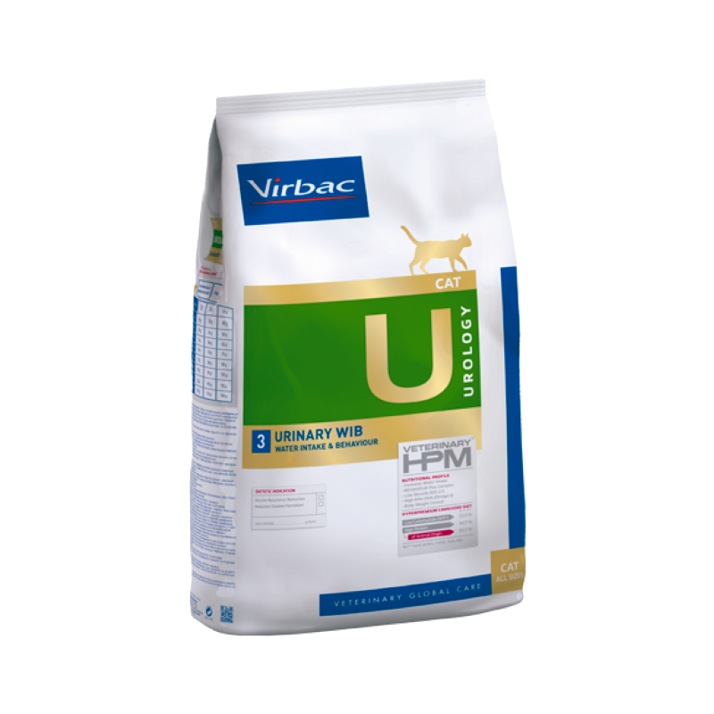 Virbac Vétérinaire HPM U3 Chat Urologie Urinaire WIB 1.5kg