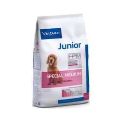 Virbac Veterinary HPM Junior Chien Spécial Medium 12kg
