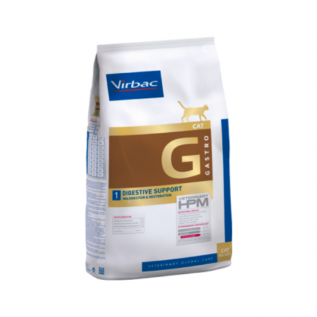 Soporte digestivo para gatos Virbac Veterinary HPM G1 1,5 kg