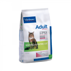 Virbac Veterinary HPM Adult Neutered & Entire Cat Salmão 1.5kg