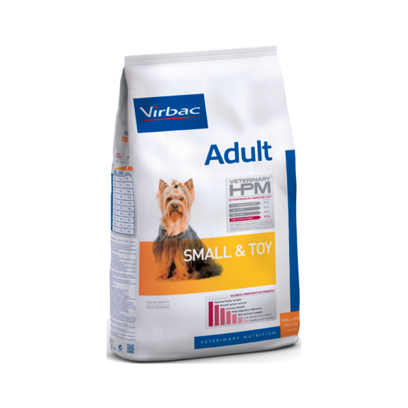 Virbac Veterinary HPM Adulte Chien Petit & Jouet 1,5kg