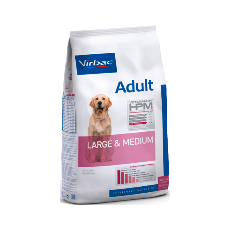 Virbac Veterinary HPM Perro adulto grande y mediano 7 kg