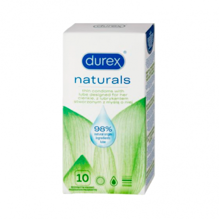 Durex Naturals Préservatifs 10 pièces