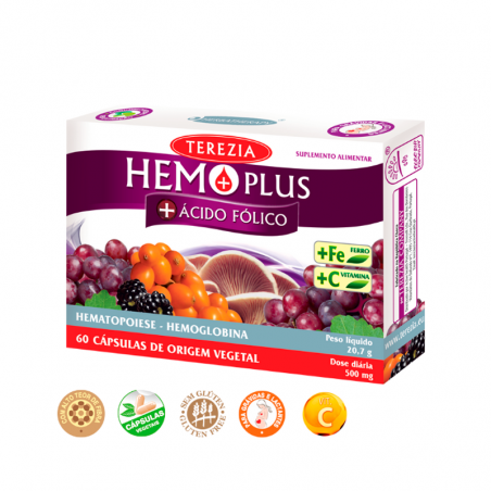 Terezia Hemo Plus + Acide Folique 60 gélules