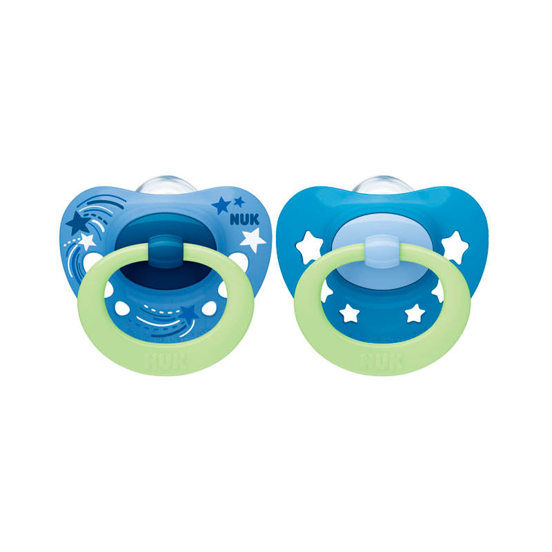 Nuk Chupeta Signature Night 0-6m 2 unidades