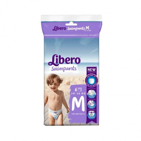 Libero Swimpants Couches taille M 6 unités