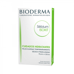 Bioderma Sebium Isokit Pack Crema Facial 40ml + Bálsamo Labial 15ml