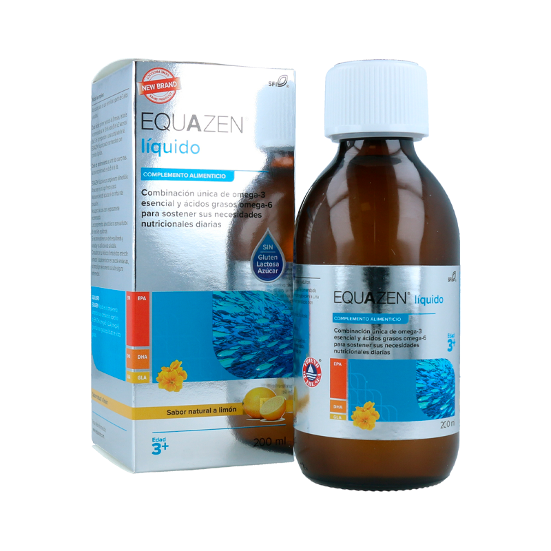 Equazen Omega 3 and 6 Liquid Lemon 200ml