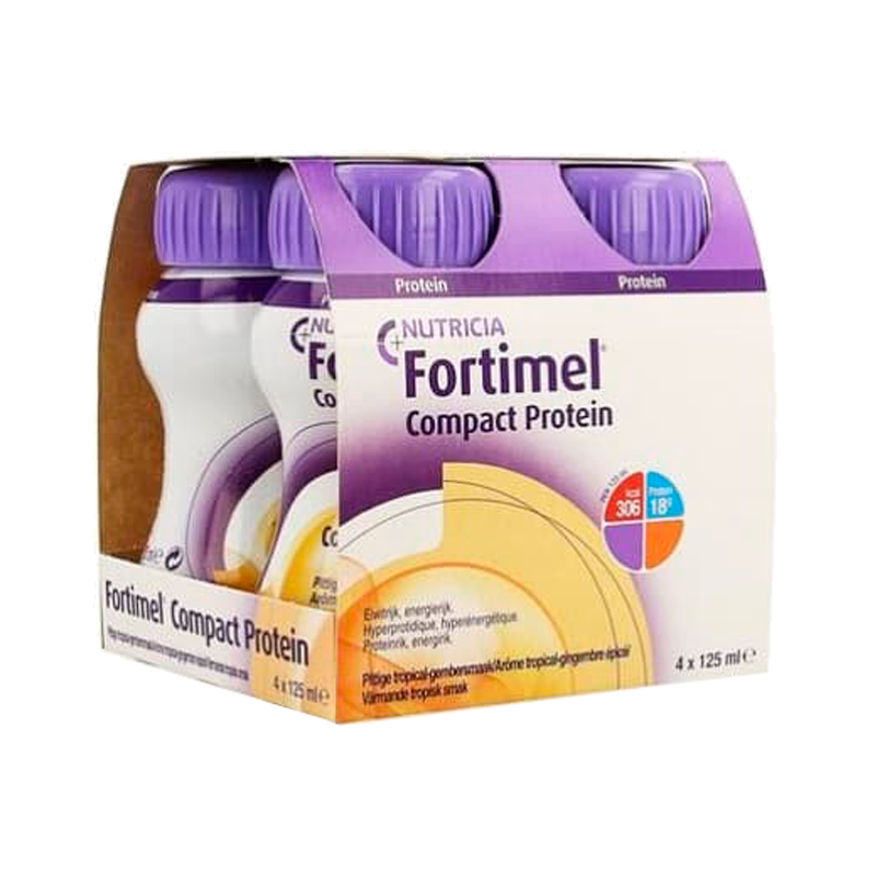Fortimel Compact Protein "Saveurs Sensorielles" Gingembre Tropical 4x125ml