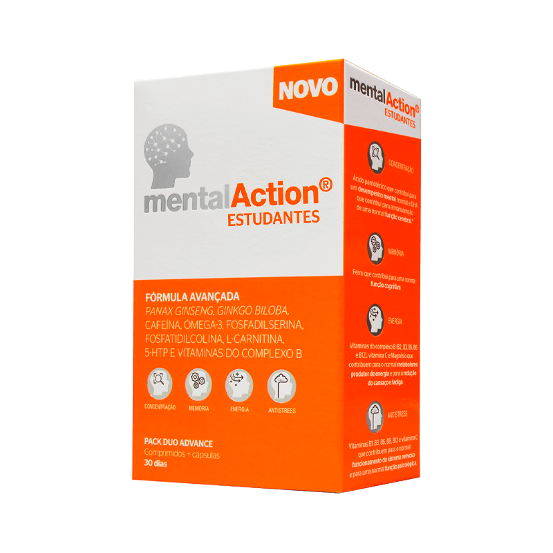 MentalAction Estudiantes 30 cápsulas + 30 tabletas