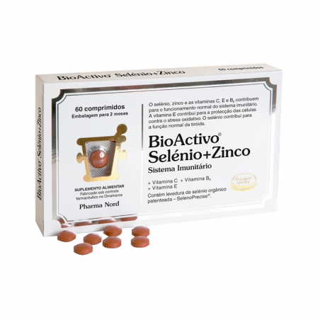 BioActivo Selenio + Zinc 60 comprimidos