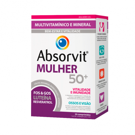 Absorvit 50+ Woman 30 comprimidos