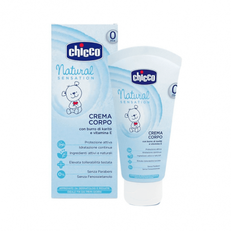 Chicco Sensation Natural Body Cream 150ml