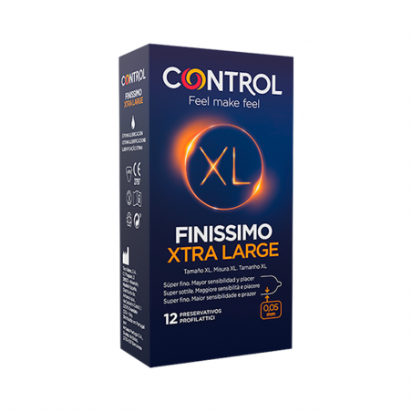 Control Preservativos Finissimo XL 12 unidades Control Preservativos Finissimo XL 12 unidades