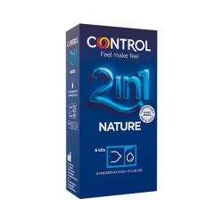 Preservativos Control 2EN1 Nature 6uds