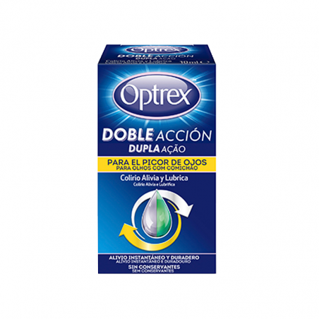 Optrex Gotas para los ojos con comezón de doble acción 10 ml