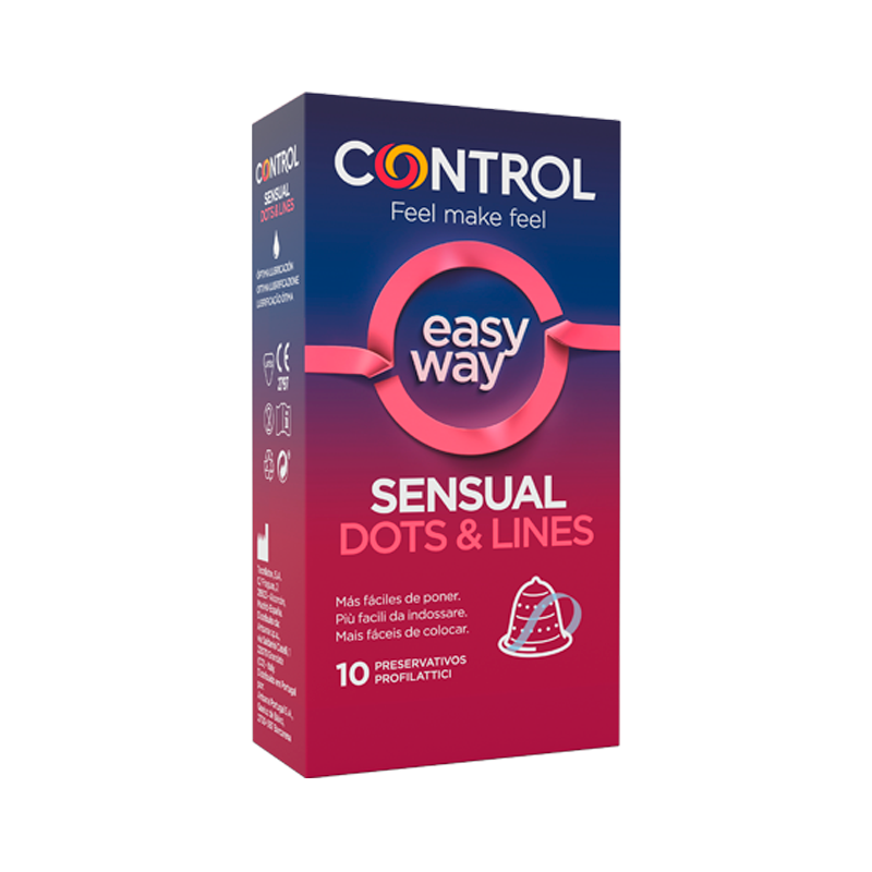 Préservatifs Control Easy Way Sensual 10 unités