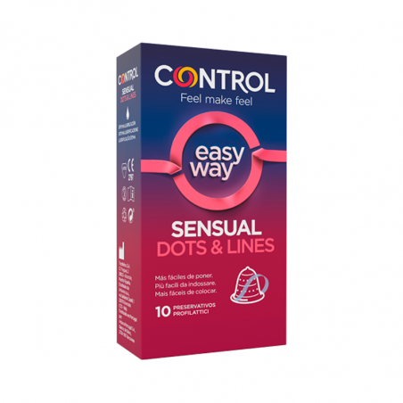 Control Preservativos Easy Way Sensual 10 unidades