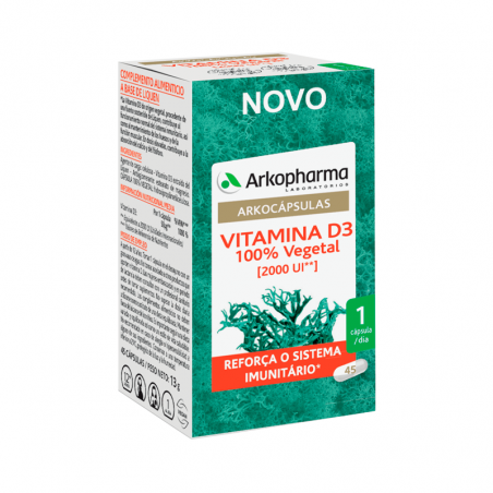 Arkocapsules Vitamin D3 45 Capsules