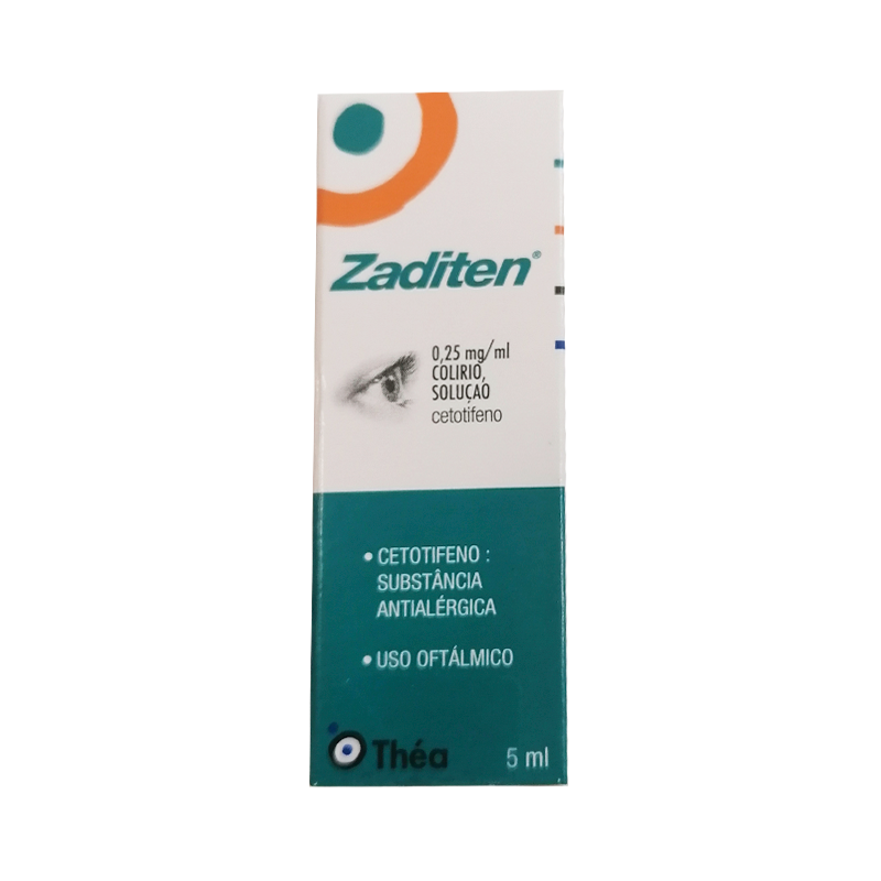 Zaditen 0,25mg/ml Collyre 5ml