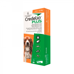 Credelio Plus Perro 225mg/8.44mg 5.5-11kg 3 comprimidos