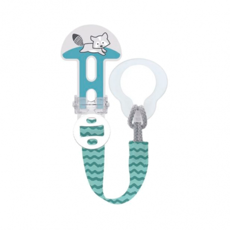 Mam Pacifier Clip It! & Green Cover