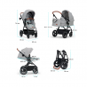 Kinderkraft B-Tour Carrinho de Passeio Trio Cinzento Kinderkraft B-Tour Carrinho de Passeio Trio Cinzento