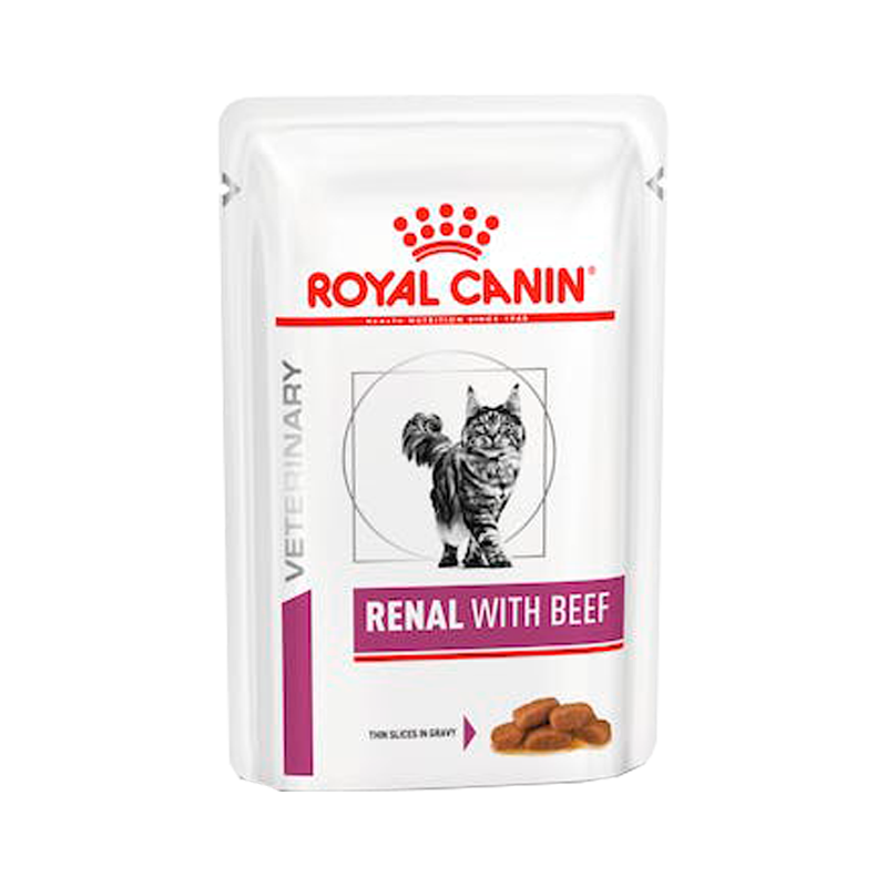 Royal Canin Renal Gato con Ternera 12x85gr