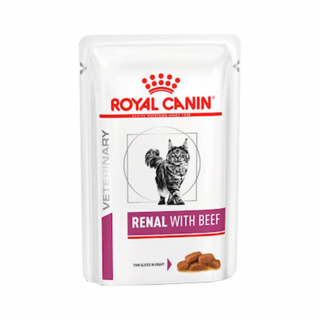 Royal Canin Renal Gato with Beef 12x85gr