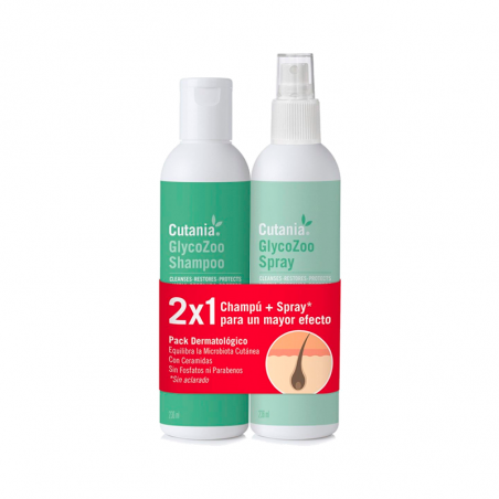 Cutania Glycozoo Pack Shampoo 236ml + Spray