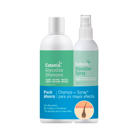 Cutania Glycozoo Pack Shampooing 355ml + Spray