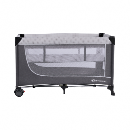 Kinderkraft Gray Leody Travel Crib with Accessories Kinderkraft Gray Leody Travel Crib with Accessories
