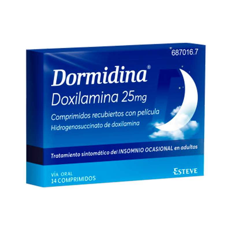 Dormidina 25 mg 14 comprimidos