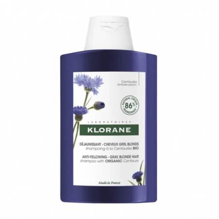 Klorane Cornflower Bio Shampoo for Gray Hair 400ml