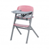 Chaise de salle à manger Kinderkraft Livy Wood + chaise longue rose Calmee Chaise de salle à manger Kinderkraft Livy Wood + chaise longue rose Calmee