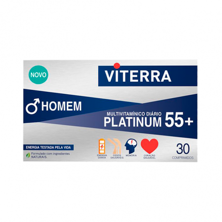 Viterra Platinum 55+ Homem 30 comprimidos