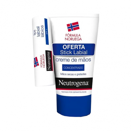 Neutrogena Maos Crème Mains Concentrée + Stick Lèvres