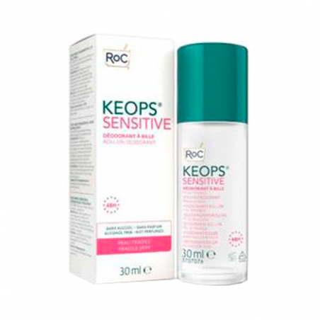 RoC Keops Sensitive Roll-On Deodorant 2x30ml
