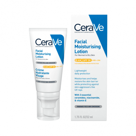 CeraVe Crema Hidratante Facial SPF50 52ml