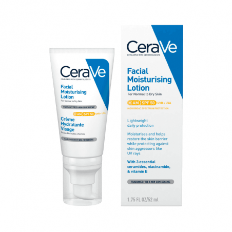 CeraVe Creme Hidratante Facial SPF50 52ml CeraVe Creme Hidratante Facial SPF50 52ml
